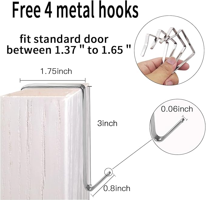 1 Pack 35 Breathable Mesh Pockets Large Hanging Shoe Organizer Over The Door Shoe Rack for Closet Door Storage Shoe Holder Hanger, 4Hooks, Grey (67.7'' x 26.4'')-NeatNest