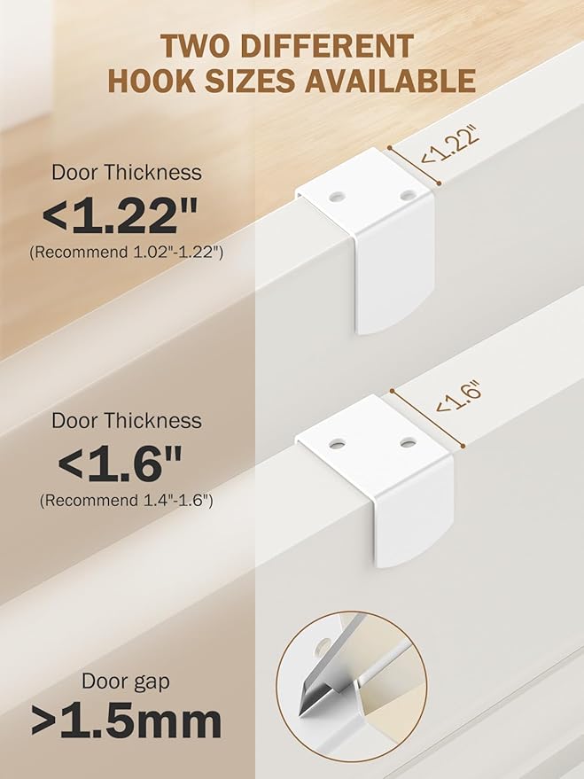 Delamu 9-Tier Over the Door Pantry Organizer with Acrylic Panel, Pantry Organization and Storage, White Hanging Basket Wall Spice Rack Seasoning Shelves, Home Kitchen Bedroom Bathroom House Essentials-NeatNest