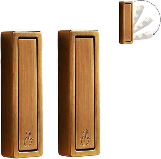 2Pcs Folding Coat Hooks, Heavy Duty Foldable Hook Made of Zinc Alloy, Foldable Wall Hooks for Bathroom, Entryway, Closet, Pool and Kitchen are Coat, Key Backpack, Storage Solutions (Bronze)-NeatNest