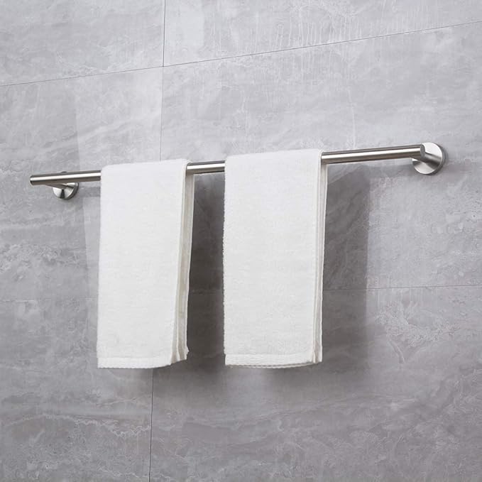 30-Inch Single Towel Bar Towel Holder Bathroom Organizer, Brushed Stainless Steel Wall Mount …