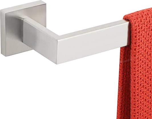 Alise Brushed Nickel Towel Bars,27.5 Inch Towel Holder Towel Racks for Bathroom and Lavatory,SUS304 Stainless Steel Hand Towel Hanger Rail Wall Mount,Useable Length 25.79 Inch Towel Bar, GYT070-LS