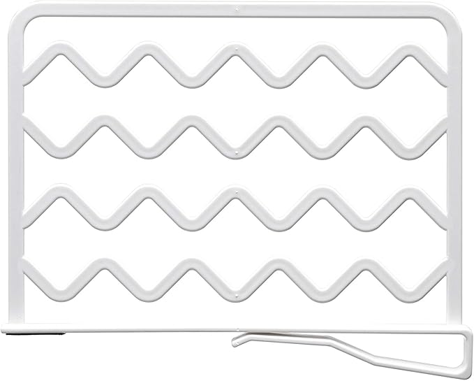 CY craft 8 PCS Shelf Divider,Thickened Wood Shelf Dividers,White Plastic Closet Shelf Separators Clothing Organizer Perfect for Bedroom Shelving Organization and Kitchen Cabinet Shelf Storage-NeatNest