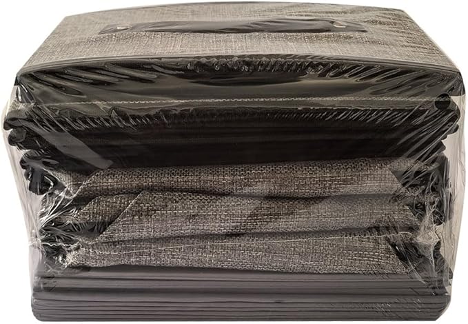 Foldable Clothes Boxes, Closet Bin with Handles, Fabric Storage Baskets for Drawers, Bins for Organizing Shelves, 13 × 9.1 × 5.5 inch, 6 Pack, Gray-NeatNest