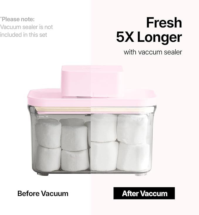 Premium Airtight Food Storage Containers ROSE Rectangular 1.06qt 2P/SET, Patented Double Silicone Lining, 100% Leak Proof, BPA-FREE