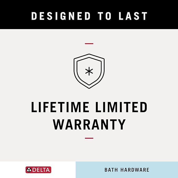 DELTA FAUCET 75935-SS Trinsic Wall Mounted Single Towel Hook in Brilliance Stainless Steel-NeatNest