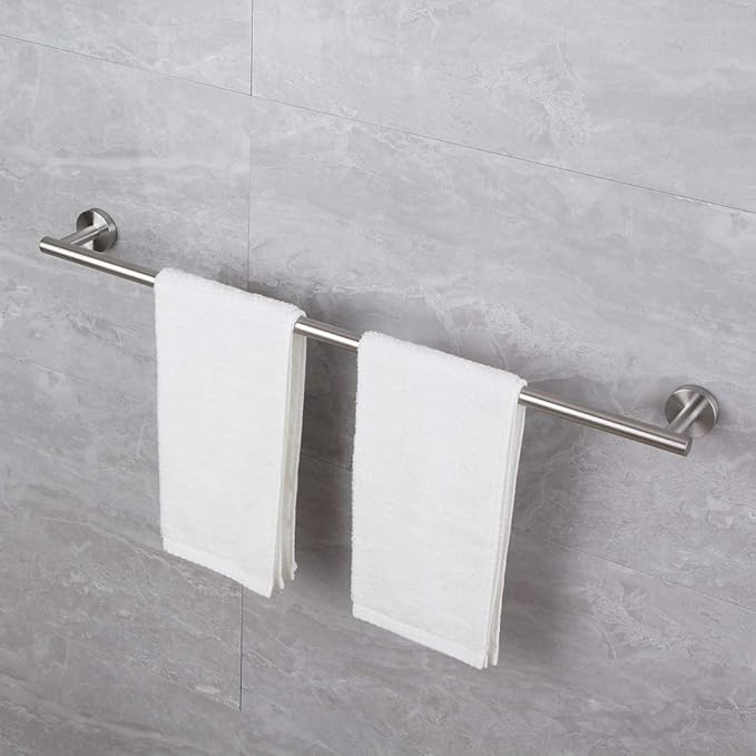 30-Inch Single Towel Bar Towel Holder Bathroom Organizer, Brushed Stainless Steel Wall Mount …
