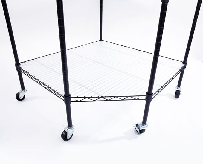 6 Tier Adjustable Storage Shelf Metal Storage Rack Wire Shelving Unit Storage Shelves Metal for Pantry Closet Kitchen Laundry