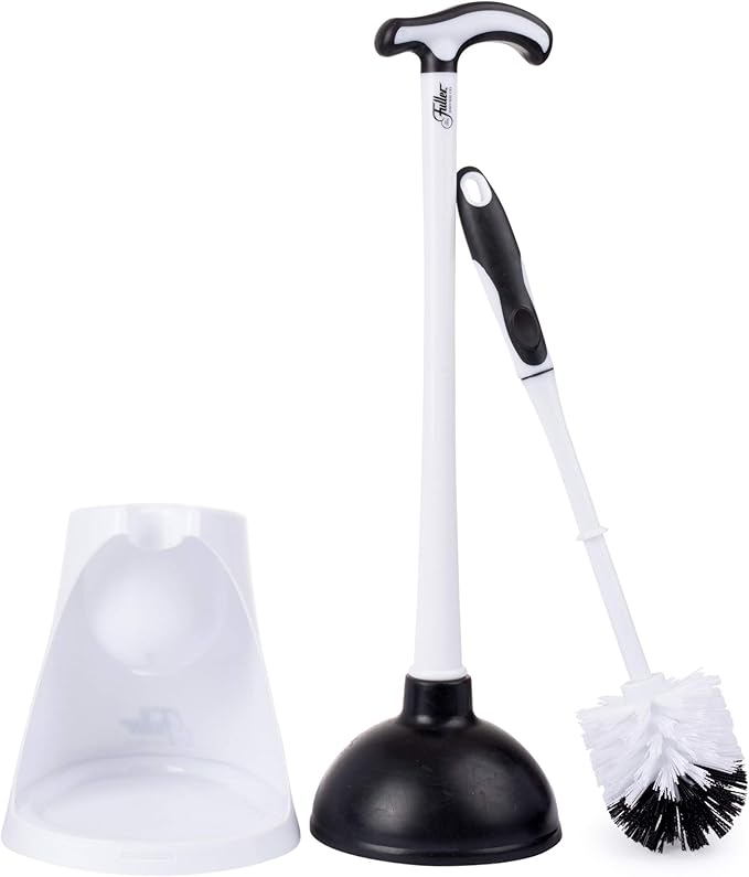 Bowl Brush & Plunger in Caddy Set (x4)-NeatNest