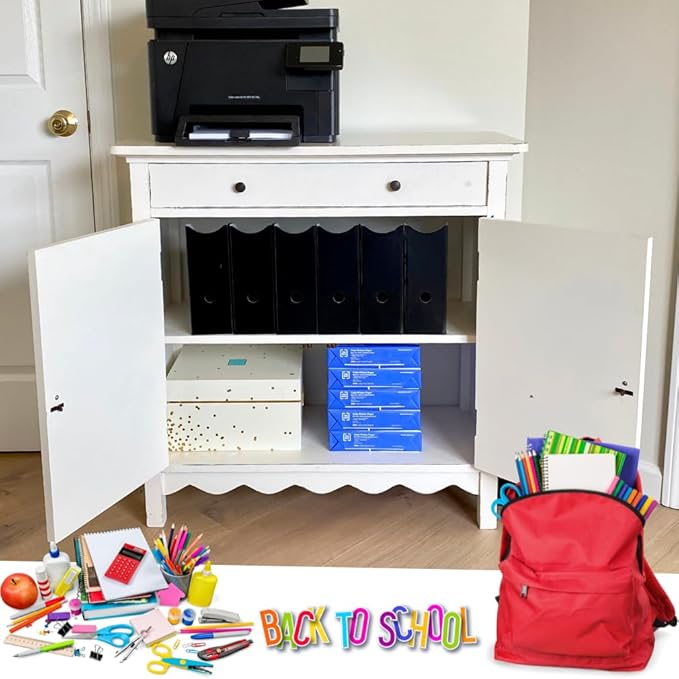 Evelots Magazine File Holder - Set of 24 Black - Office Desk Organizer - Sturdy Cardboard - New Upgraded Double Front Panel for More Stability - Full 4 Inch Wide - Easy Assemble