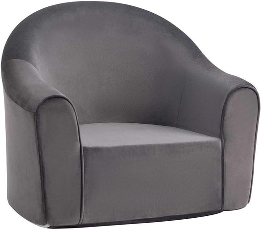 ALIMORDEN Adorable Toddler Chair, Snuggly Foam Seat for Little Ones with Removable Washable Cover - Soft Reading Couch for Boys and Girls, Grey-NeatNest