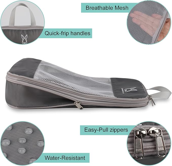 Expandable Compression Packing Cubes for Suitcases,6 Set Lightweight Compressible Travel Packing Organizer for Carry on Suitcase,Organizer Bags Set as Travel Essentials for Women-NeatNest