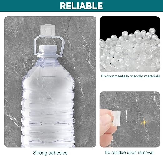 63pcs Clear Cable Management,Adhesive Cable Clips,Cord Organizer Inner Diameter 032" X0.2",Cord Clips for Wires on Wall,Under Desk,Nightstand,PC,TV,Outdoor Christmas Lights Strip-NeatNest