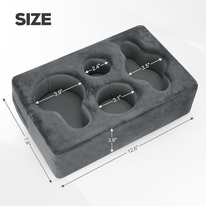 Couch Cup Holder Pillow,Couch Drink Holder,Octagon Couch Caddy for Coffee Cup,Phone,Remote,Couch Cup Holder Tray for Bed,Car,Sofa,Table-NeatNest