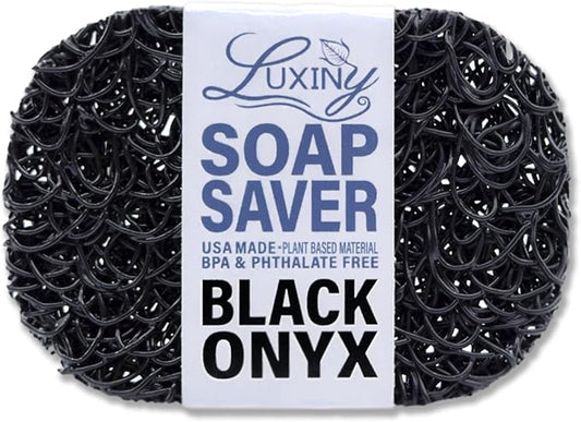 American Made Soap Saver & Lift for Soap Dish & Travel - Plant Based Black Onyx-NeatNest