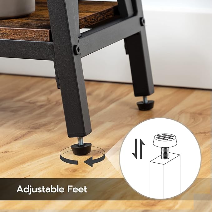 Console Table, 63" Industrial Entryway Table, Extra Long Sofa Table Behind Couch, X-Shaped Support, for Entryway, Hallway, Living Room, Rustic Brown CTHR4801Z-NeatNest