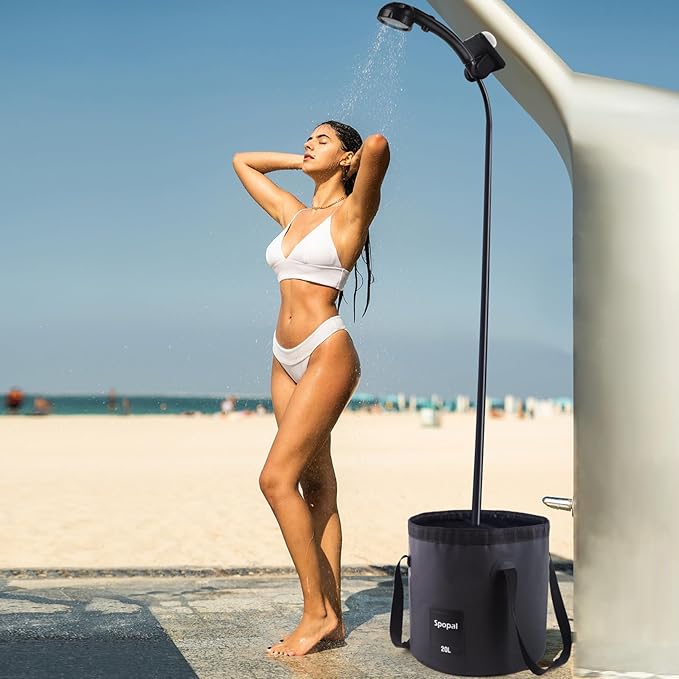 Collapsible Bucket with Handle 20L, Multifunctional Folding Water Container for Camping, Hiking, Traveling, Fishing, Laundry, Gardening, Waterproof, Durable, Lightweight-NeatNest