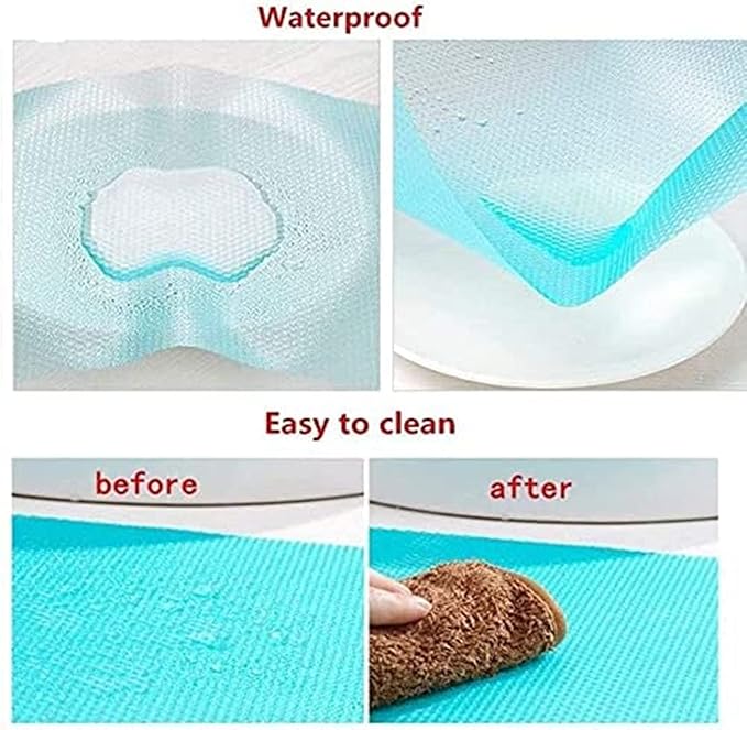 15PCS Shelf Mats Refrigerator Liners Washable Refrigerator Pads Fridge Mats Drawer Placemats Home Kitchen Gadgets Accessories Organization for Top Freezer(5green+5pink+5blue)-NeatNest