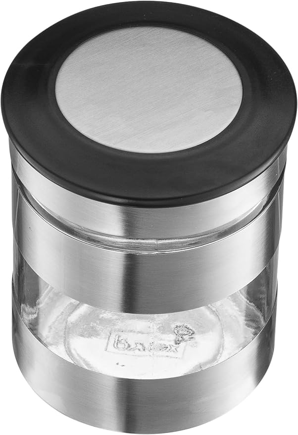 Le'raze Airtight Food Storage Container for Kitchen Counter with Window, [Set of 4] Canister Set Ideal for Flour Tea, Sugar, Coffee, Candy, Cookie Jar