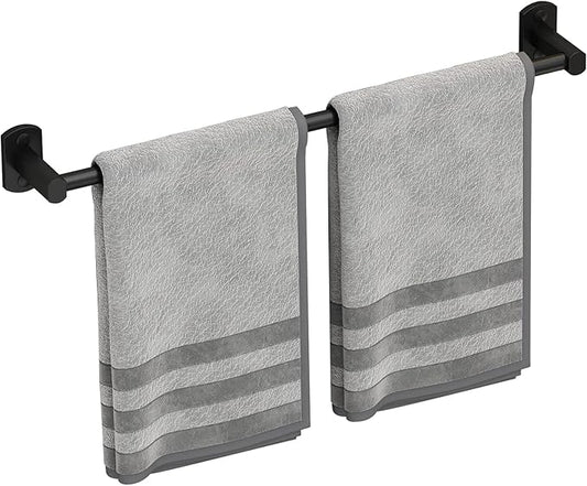 Bathroom Towel Bar for Wall Mount-Towel Rods for Bathroom-20 Inch Black Towel Holder Bath Towel Hanger