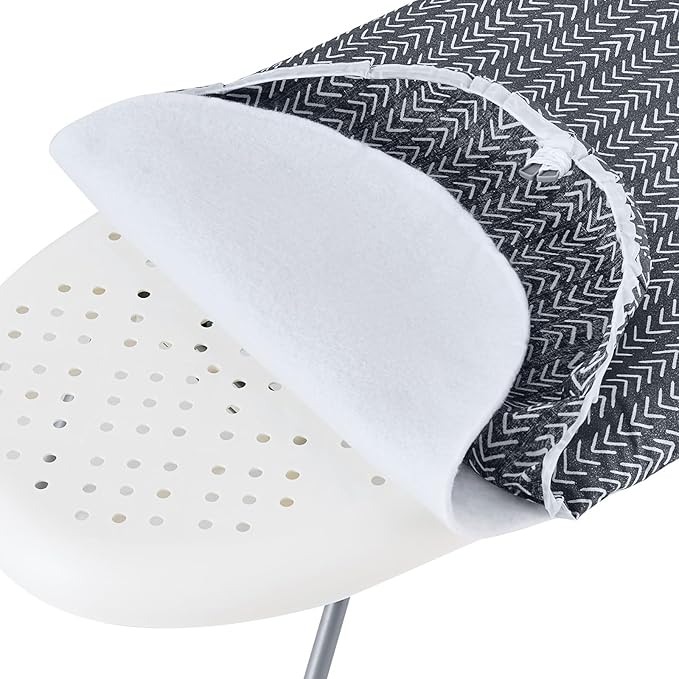 VEVOR Tabletop Ironing Board 23.4 x 14.4, Small Iron Board with Heat Resistant Cover and 100% Cotton Cover, Mini Ironing Board with 7mm Thickened Needle Cotton Layer for Small Spaces, Travel Use