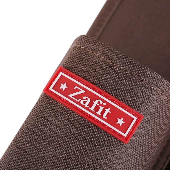 5 Pockets Bedside Caddy, Bedside Storage Organizer for Water Bottles, Magazines, Phone, Glasses (5 Pockets-Coffee)-NeatNest