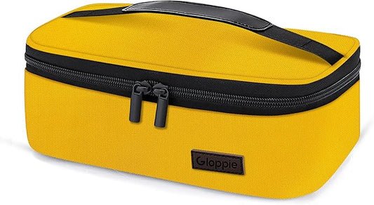 Gloppie Mini Lunch Box Small Kids Lunch Bag Compact LunchBox Bag, CPC Certified | Child-Safe Materials, Insulated LunchBag Reusable Sandwich Containers Snack Box, Yellow-NeatNest