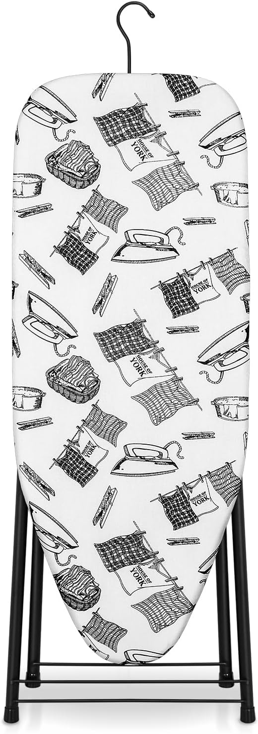 Duwee 13"×35" Ironing Board Small with Heat Resistant Cover,Folding Compact Ironing Board,Light Weight,Easy to Storage