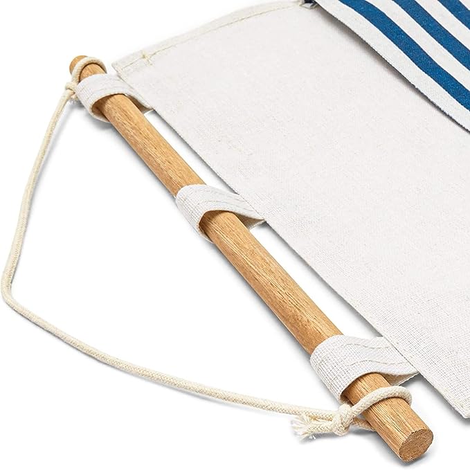 Juvale 3 Pocket Hanging Wall Organizer - 11.75 x 27 in, 2-Pack - Linen & Wood Fabric Organizer with Pockets - Mail & Paper Holder - Over-the-Door & Hanging Storage-NeatNest