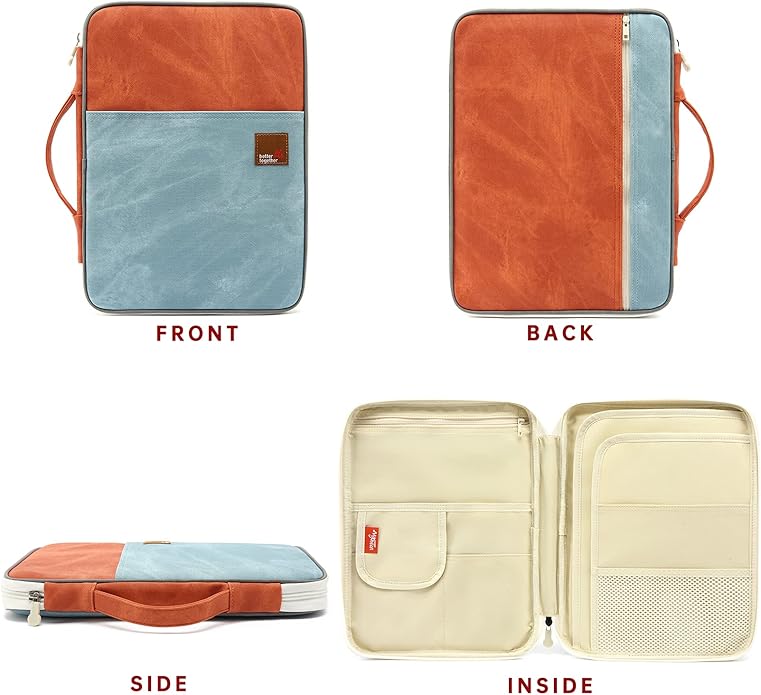 Document A4 Bag Case Waterproof Organizer Portfolio Office Travel Zipper Multi-Function Pouch