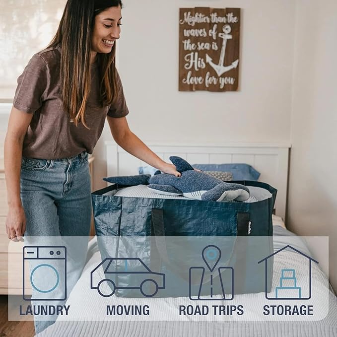 CleverMade Under Bed Storage Bag - Collapsible Storage for Shoes and Clothes Easy Use - Heavy Duty Utility Bag Home-NeatNest