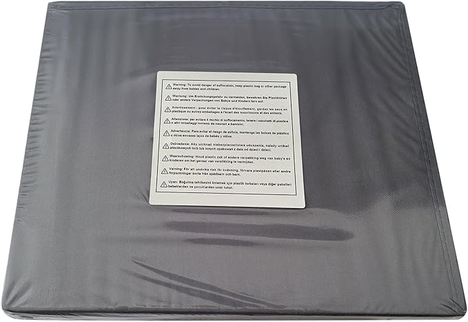 Clothing Storage Bins,16.1 × 9.8 × 6.5 inches Closet Bin with Handles, Foldable Cubes, Fabric Containers for Organizing Shelves, Gray, Large, 6 Pack-NeatNest