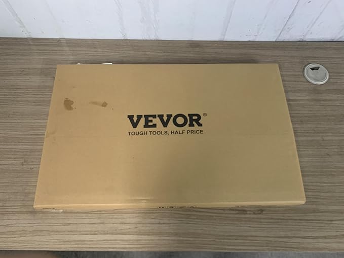 VEVOR Ironing Board with Bottom Storage Tray, Thickened 4 Layers Iron Board with Heat Resistant Cover and 100% Cotton Cover, 10 Adjustable Heights Ironing Board for Home Laundry Room Use (Size 55x15)