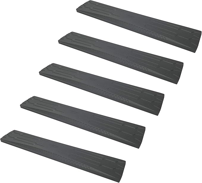 AEONS 2U Blank Rack Mount Panel 19-Inch Server Network Rack Enclosure Plastic Blanking Panel Black- 5 Pack