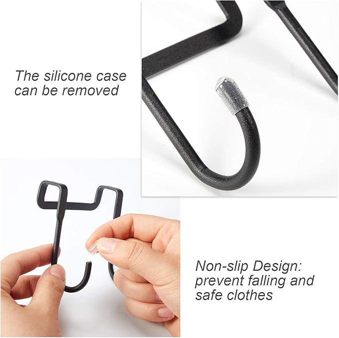 8 Pieces Over Cabinet Hook Double S Shaped Cabinet Drawer Hanger Hook Durable Metal Heavy Duty Hooks for Kitchen, Closet, Bathroom, Drawer, Wardrobe Door, Cabinet Door to Hang Bags, Clothes, Towels