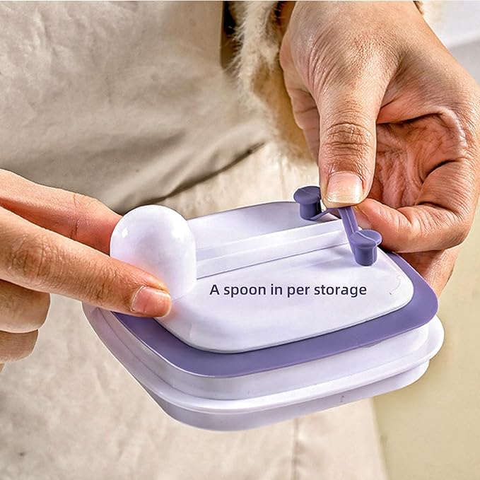 Food Airtight Containers storage with Lids 3 Pack One Button Open/POP UP/Kitchen Storage Organization for Coffee Tea Brown Sugar Cereals 700ml/950ml/1800ml