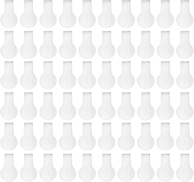 Cable Labels by Wrap-It Storage, Mini, White (60 Pack) Cord Labels, Wire Labels, Cable Tags and Wire Tags for Cable Management and Organizer for Electronics, Computers and More-NeatNest