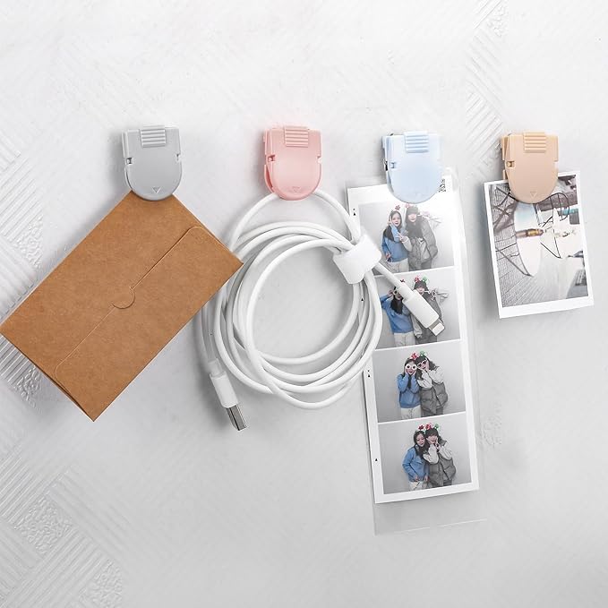 25 Pcs Cubicle Clips Fabric Panel Cubicle Accessories Fabric Partition Panel Wall Clip Office Photos Wall for Notes Memos Standard Size, 40-Sheet Capacity (Morandi Color)
