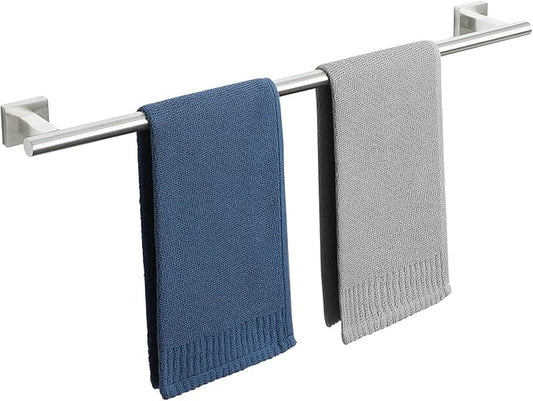 Alise Bathroom Towel Bar, 28Inch Towel Racks for Bathroom, SUS304 Stainless Steel Towel Holder Heavy Duty Wall Mounted Towel Rack Brushed Nickel