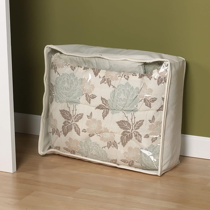 Household Essentials Blanket Storage Bag - Natural Canvas-NeatNest