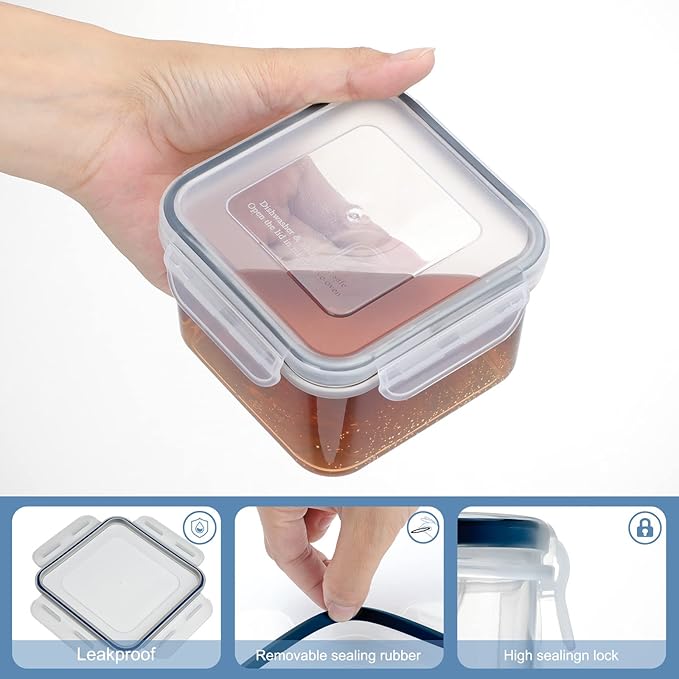 28 Pieces Food Storage Containers with Lids EXTRA LARGE Freezer Containers for Food BPA-Free Meat Fruit Vegetables Plastic Containers with lids Storage Airtight Leak-Proof Food Boxes for Kitchen-NeatNest