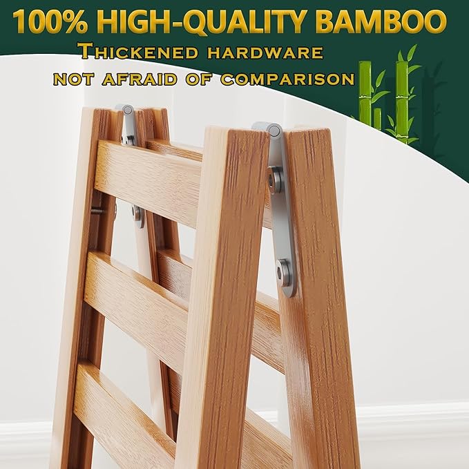 Bamboo Shoe Rack Organizer for Closet and Entryway - Space-Saving Narrow Shoe Stand - Versatile Shoe Holder for Door or Closet Shelf, Bedroom can Freely Stack DIY Small Shoe Racks 3 Tier Bamboo color-NeatNest
