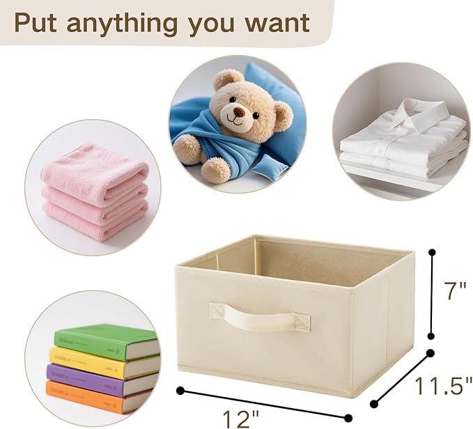 Hanging Shelf Closet Storage Organizer Removable Drawers ，Hanging Storage Organizer Hanging Sweater 2 Sock Underwear Drawers for Closet, Bedroom, Beige-NeatNest