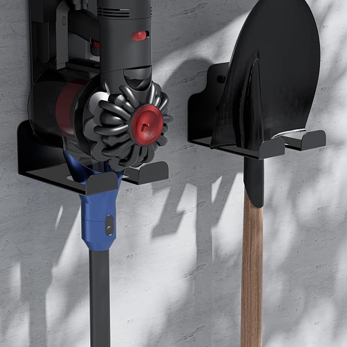 Garage Organizer Trimmer Rack, Garden Power Tool Hanger Weed Whackers Holder Wall Mounted for Grass Trimmer, Hedge Trimmer, Garage Trimmer, Garden Tools,2 Pack-NeatNest