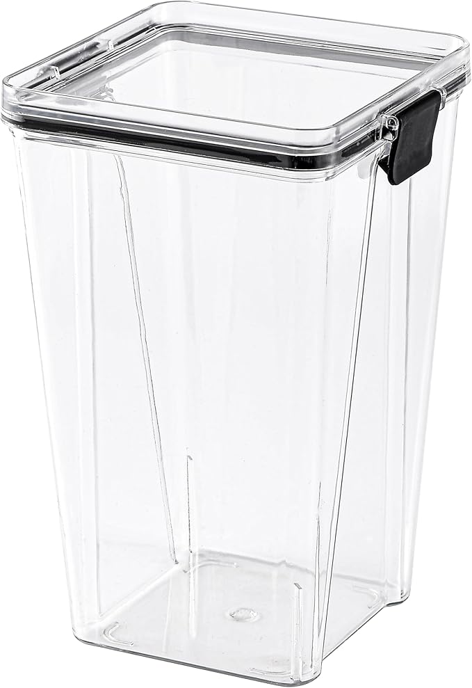 Food Storage Containers 4pack Plastic BPA Free shatterproof Freezeable Dishwasher Washable Environmentally Friendly and Recyclable Sealed Storage Containers Food Storage