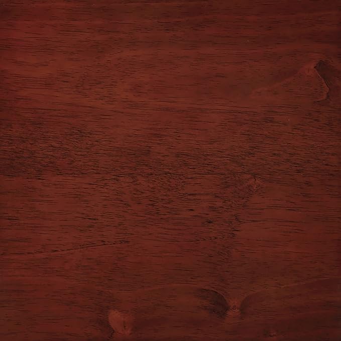 Convenience Concepts French Country Khloe 1 Drawer Accent End Table 14" - Traditional Farmhouse Side Table with Storage Drawer and Shelf for Living Room, Mahogany-NeatNest