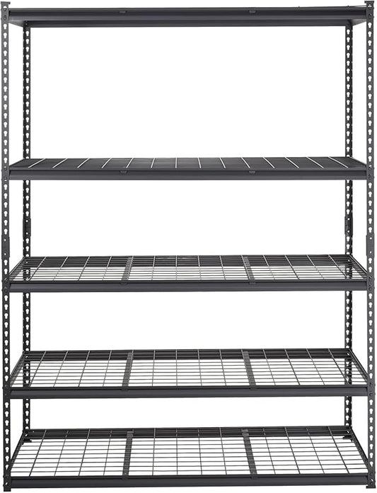 Garage Shelving, 5 Tire Storage Shelving Heavy Duty Garage Shelves 3000LBS Load Bearing, Full Metal Shelving Units, Durable Construction, Adjustable Shelves, Easy Assembly, 60''W x 24''D x 78''H-NeatNest