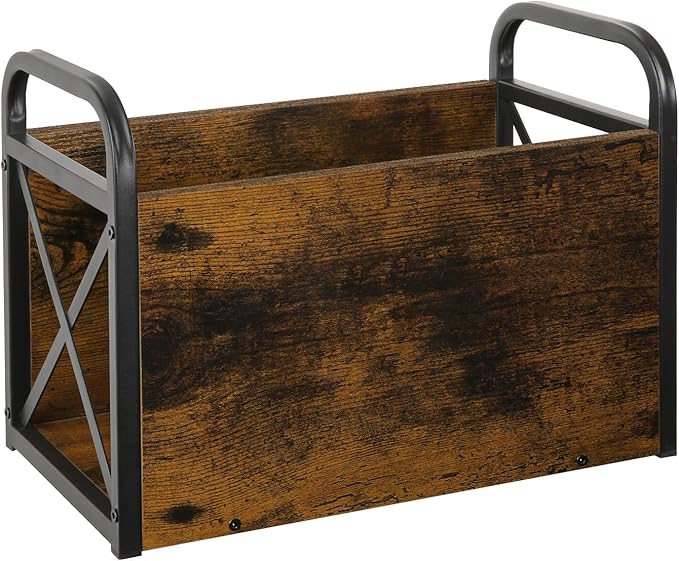 YINMIT Magazine Holder, Magazine Rack Floor, Magazine Storage Basket, Folder Organizer Bin for Books, Newspapers, Tablets-NeatNest