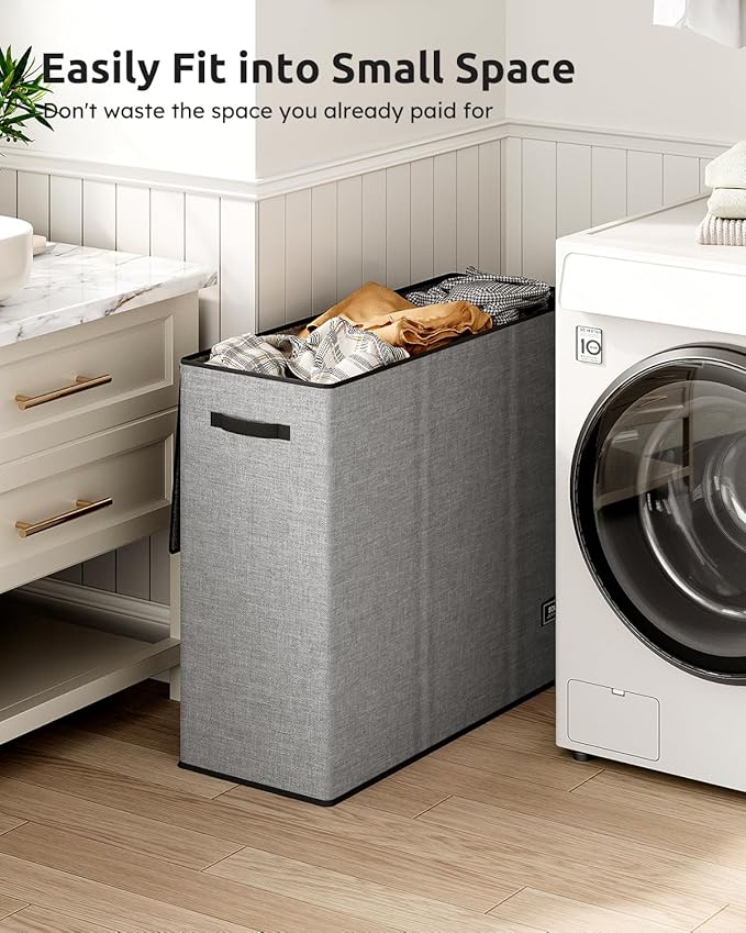 SOLEDI 180L Laundry Hamper 3 Section, Extra Large Laundry Hamper with Lid, Dirty Clothes Hamper with Sturdy Handle, Large Laundry Basket Organizer for Laundry Room, Bedroom, Hampers for Laundry-NeatNest