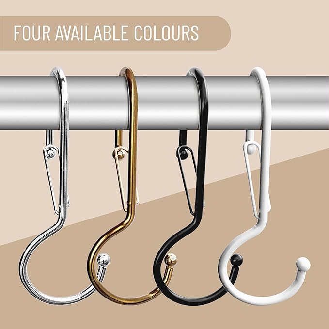 6 Purse Hanger for Closet. Tote Hanger. S-Shaped Hooks S Hooks Twist Design. Anti Drop S-Shaped Hook for hanging handbags with Safety Buckle to Prevent Falls. Heavy Duty. (Silver, Twisted)-NeatNest