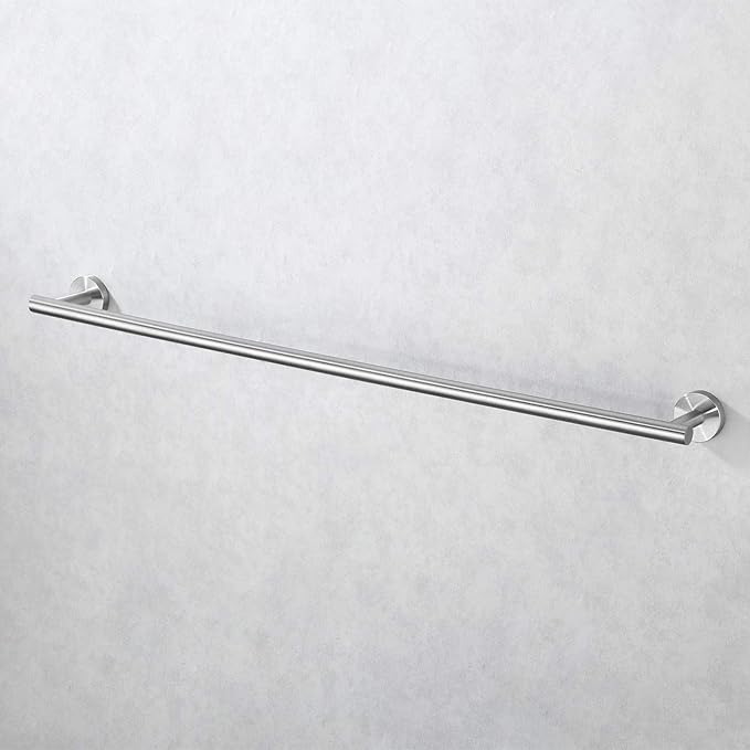 KES 29.5 Inches Towel Bar for Bathroom Shower Hand Towel Holder Hanger SUS304 Stainless Steel RUSTPROOF Wall Mount Brushed Steel, Total Length 31.9 Inch, A2000S80-2